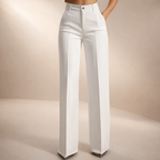 Damen klassische High Waist Hose