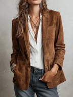 Damen Blazer mit Reverskragen