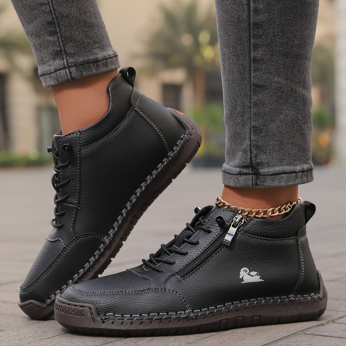 Damen Sneaker mit gepolsterter Sohle