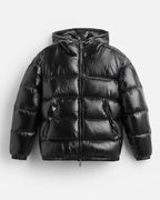 Herren Steppjacke mit Kapuze warm für den Winter