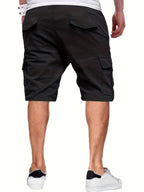 Herren Cargo-Shorts mit Kordelzug