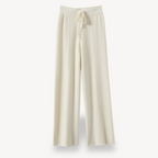 Damen weite Strickhose mit Kordelzug