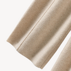Damen weite Strickhose mit Kordelzug