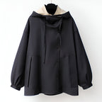 Damen Windjacke wendbar mit Stehkragen