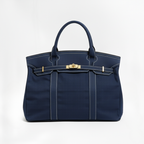 Boatkin Damen Tote Bag aus Canvas mit strukturierter Optik