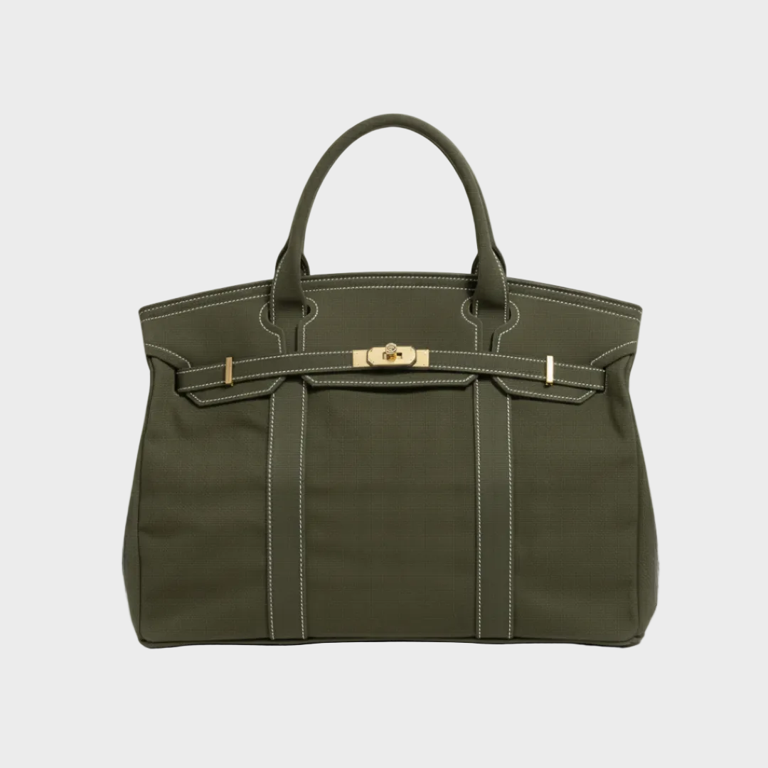 Boatkin Damen Tote Bag aus Canvas mit strukturierter Optik