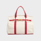 Boatkin Damen Tote Bag aus Canvas mit strukturierter Optik