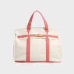 Boatkin Damen Tote Bag aus Canvas mit strukturierter Optik