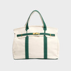 Boatkin Damen Tote Bag aus Canvas mit strukturierter Optik