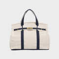 Boatkin Damen Tote Bag aus Canvas mit strukturierter Optik