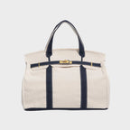 Boatkin Damen Tote Bag aus Canvas mit strukturierter Optik