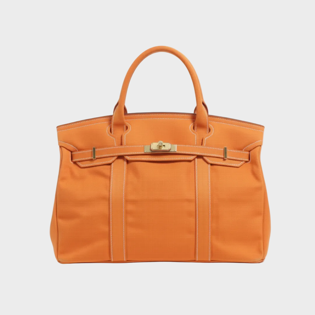 Boatkin Damen Tote Bag aus Canvas mit strukturierter Optik