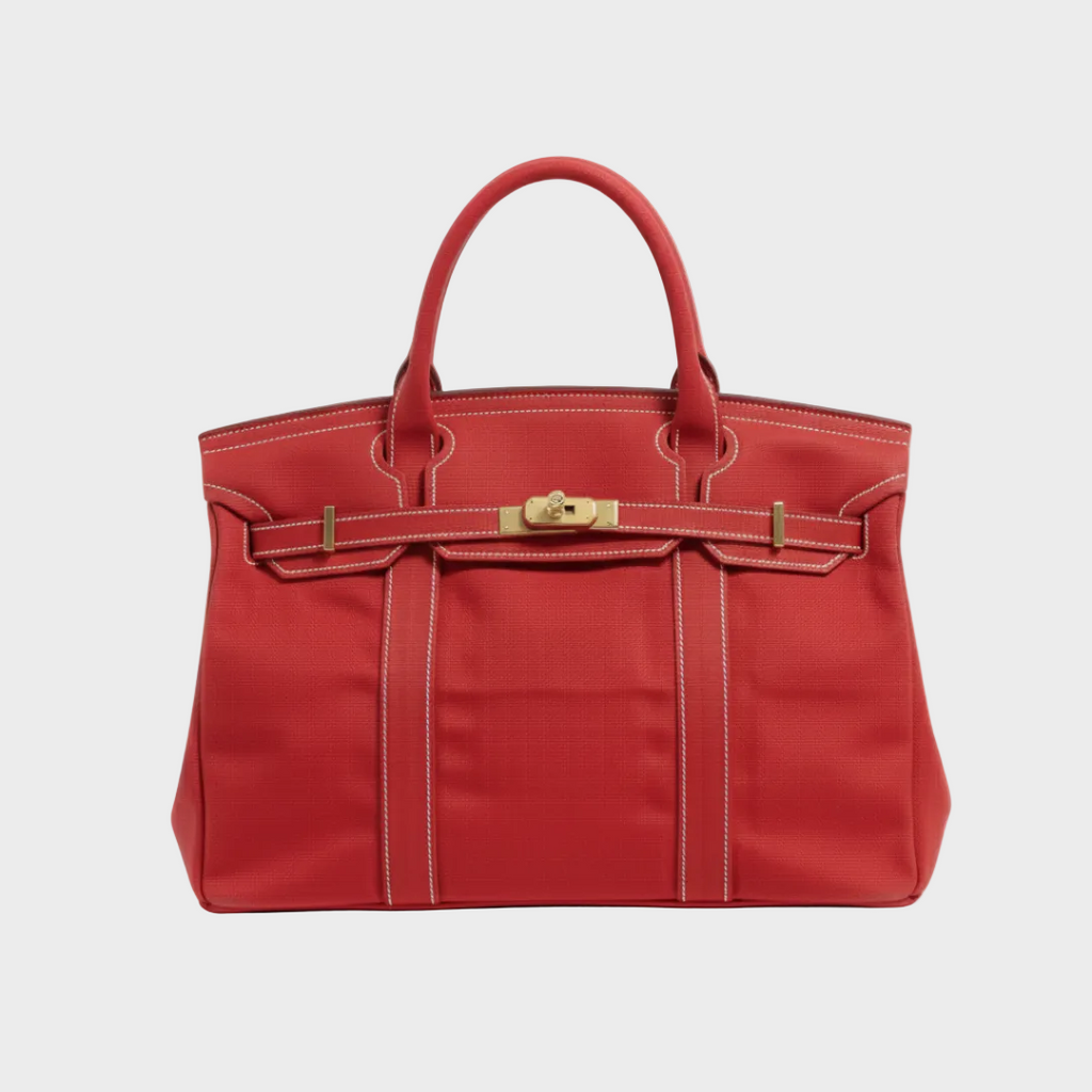 Boatkin Damen Tote Bag aus Canvas mit strukturierter Optik