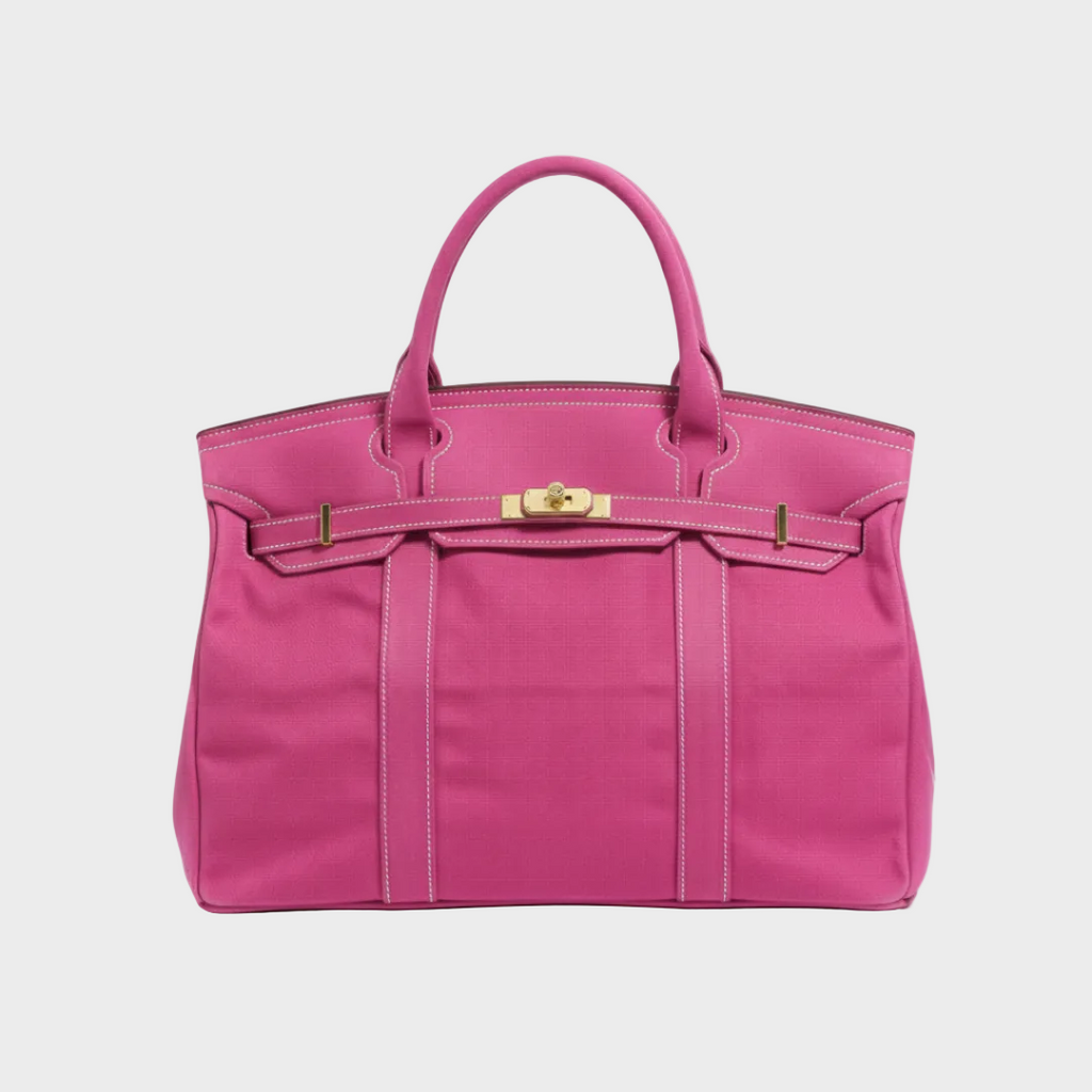 Boatkin Damen Tote Bag aus Canvas mit strukturierter Optik
