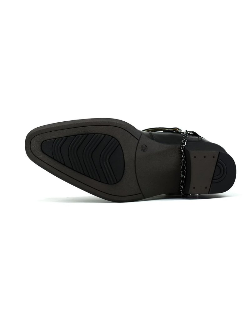 Herren Cowboystiefel mit Ziernaht und Einlegesohle