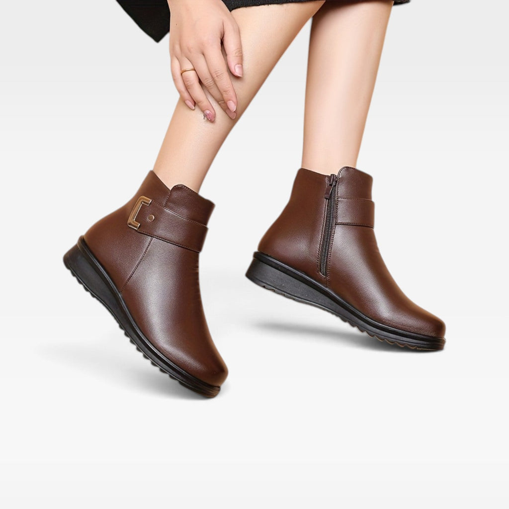 Damen Stiefeletten mit Keilabsatz