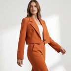Damen Kurzblazer mit breitem Revers