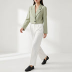 Damen Kurzblazer mit breitem Revers
