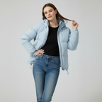 Mariette Damen Winterjacke mit Kapuze