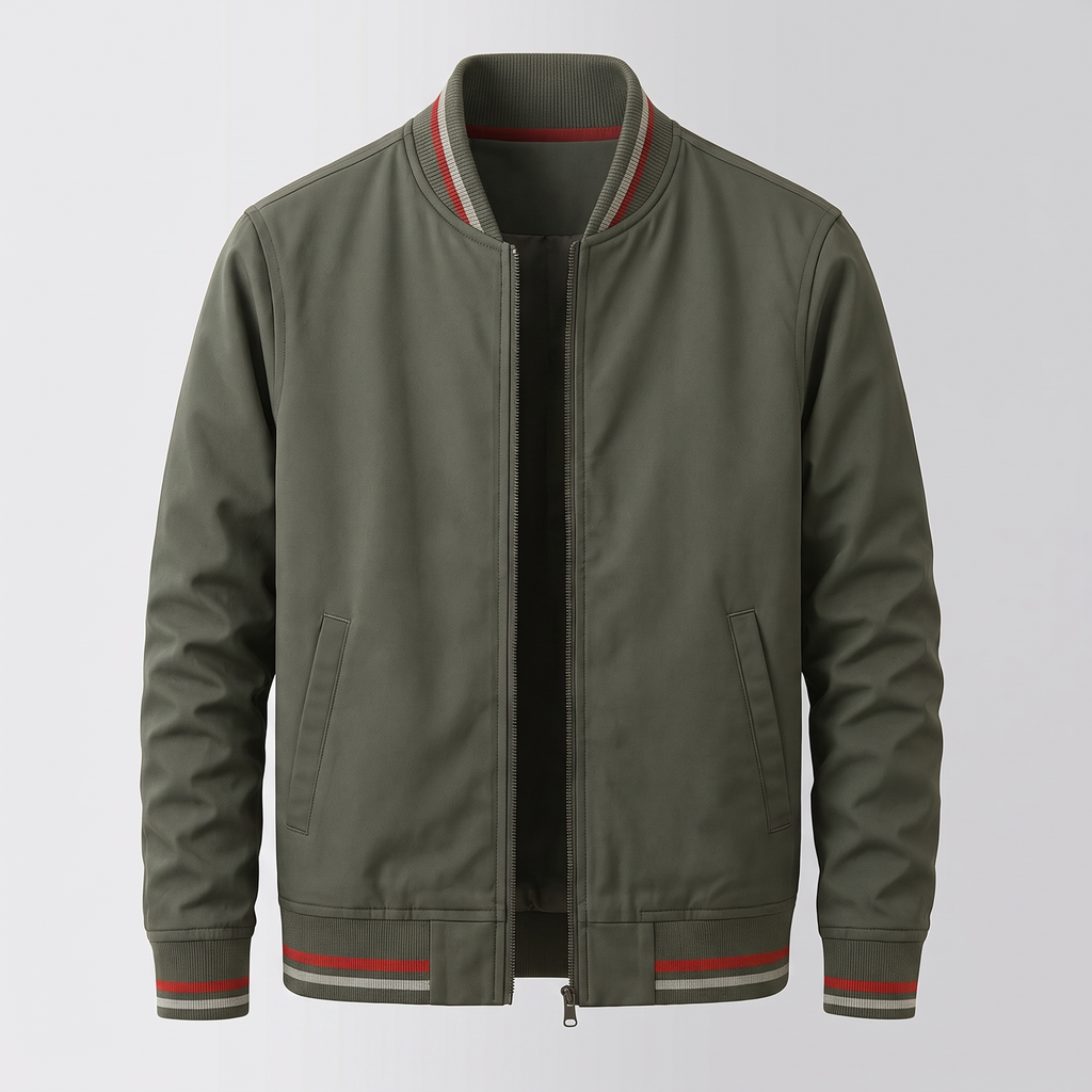 Herren leichte Übergangsjacke mit Streifen