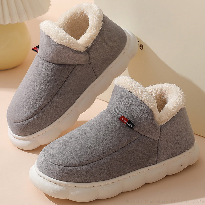 Sofie Damen bequeme Fell Pantoffeln