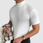 Herren T Shirt mit Stehkragen atmungsaktiv und bequem
