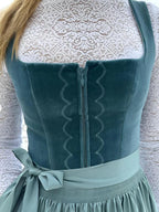 Damen Dirndlkleid midi mit Schürze