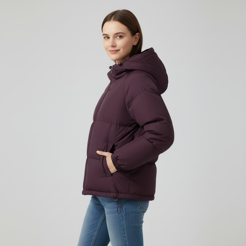 Mariette Damen Winterjacke mit Kapuze
