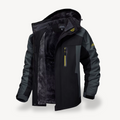 Herren Softshelljacke mit Fleecefutter und Kapuze