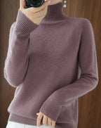 Damen Kaschmir Rollkragenpullover