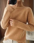 Damen Kaschmir Rollkragenpullover