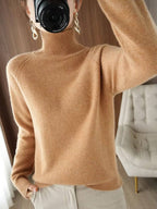 Damen Kaschmir Rollkragenpullover