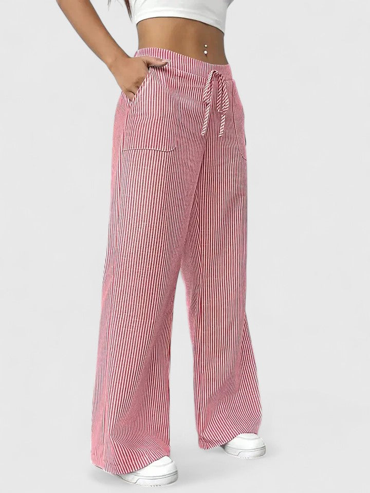 Birgit – Bequeme Weite Hose mit Eleganten Details