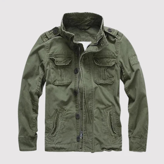Herren Feldjacke mit Stehkragen und Taschen