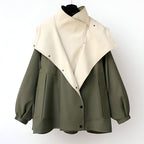 Damen Windjacke wendbar mit Stehkragen