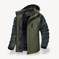 Herren Softshelljacke mit Fleecefutter und Kapuze