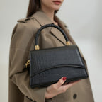 Damen Handtasche mit Griff und Schulterriemen