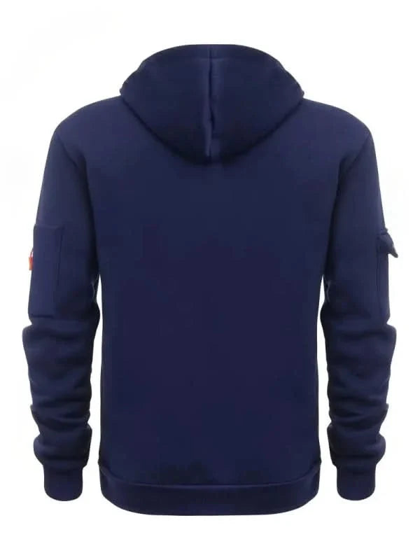 Herren Hoodie mit Reissverschluss und Fronttasche