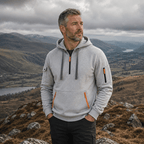 Herren Hoodie mit Reissverschluss und Fronttasche