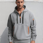 Herren Hoodie mit Reissverschluss und Fronttasche