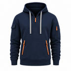 Herren Hoodie mit Reissverschluss und Fronttasche