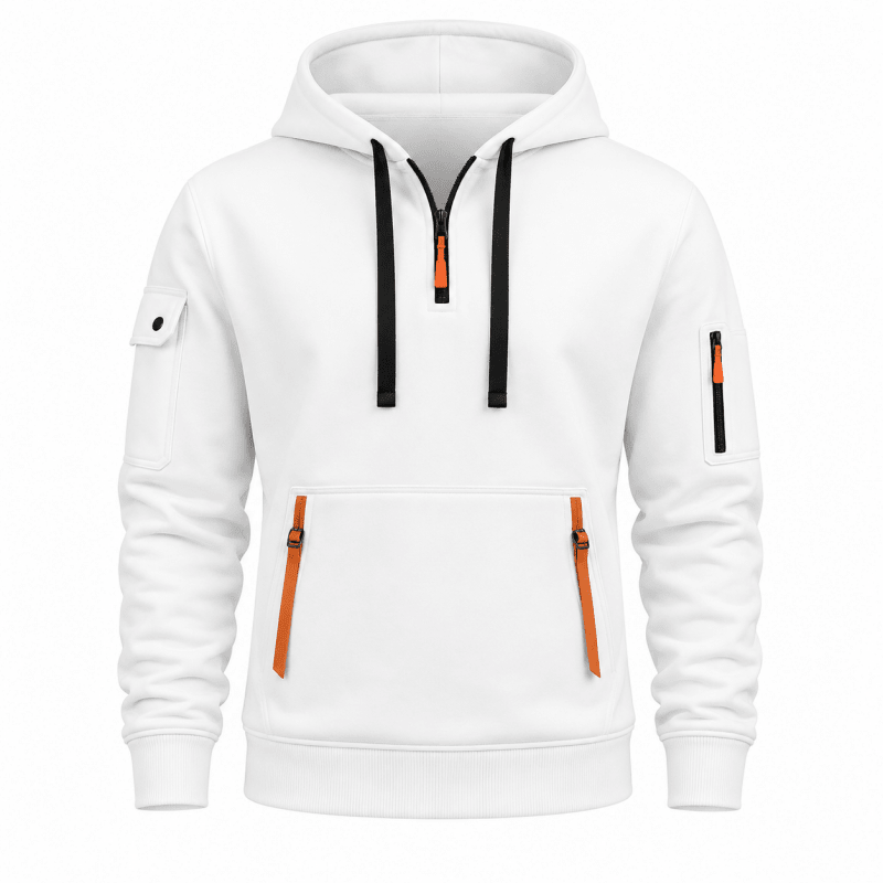 Herren Hoodie mit Reissverschluss und Fronttasche