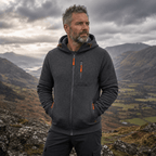 Herren Hoodie mit Reissverschluss und Kapuze