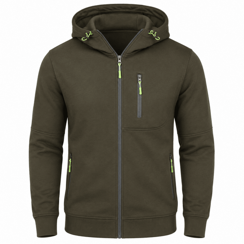 Herren Hoodie mit Reissverschluss und Kapuze