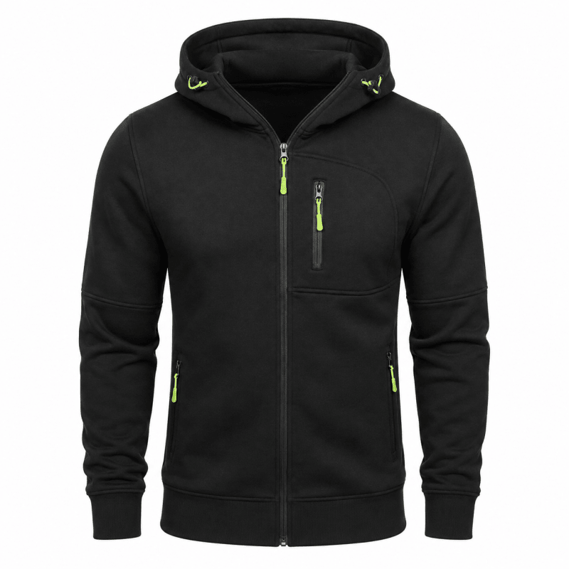 Herren Hoodie mit Reissverschluss und Kapuze
