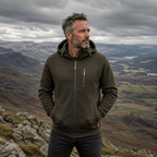 Herren Hoodie mit Reissverschluss und Kapuze
