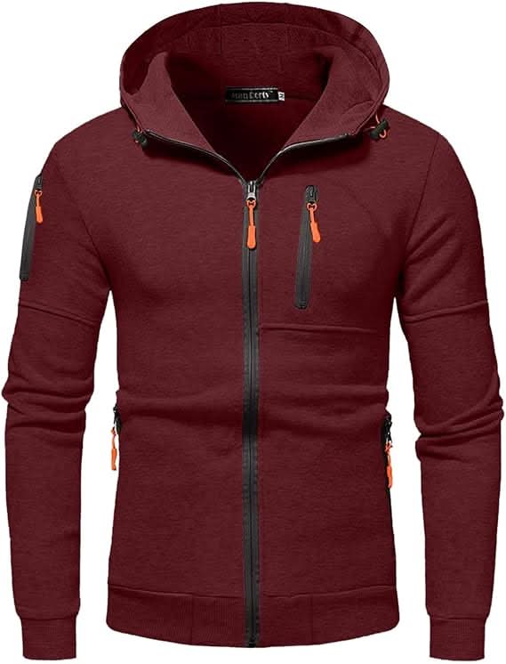 Herren Hoodie mit Reissverschluss und Kapuze
