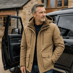 Herren Winterjacke mit abnehmbarer Kapuze