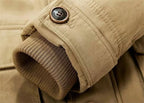 Herren Winterjacke mit abnehmbarer Kapuze