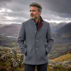 Herren Pea Coat aus Wollmischung